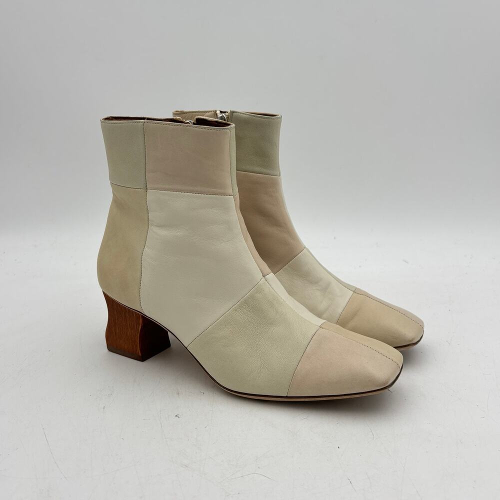 Rejina Pyo Yuki Leather Boots Patchwork Women's 36 US 5.5-6 Rare